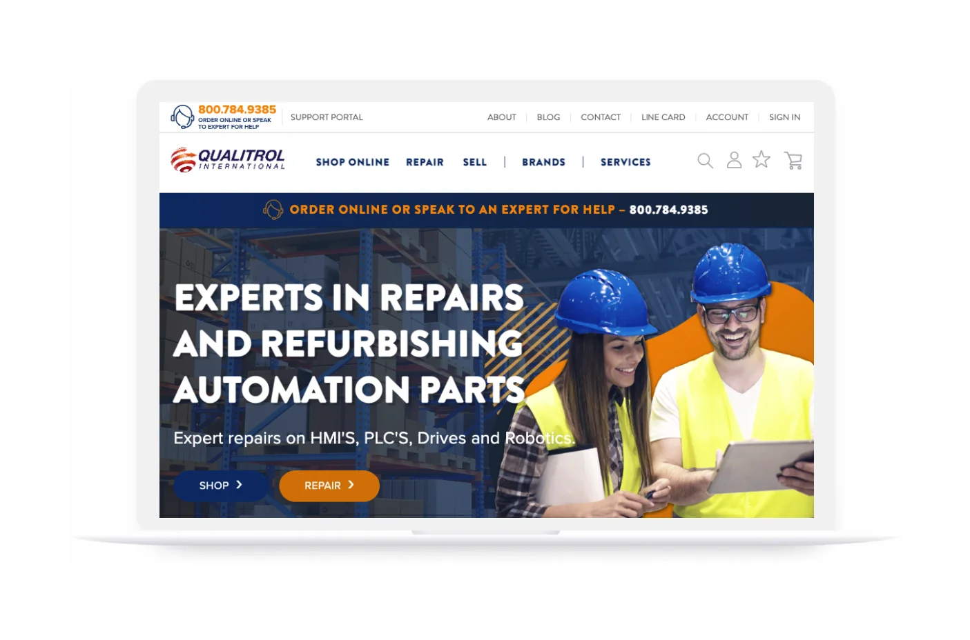 Qualitrol International storefront homepage on Magento 2: experts in repairs and refurbishing automation parts Qualitrol International storefront homepage on Magento 2: experts in repairs and refurbishing automation parts