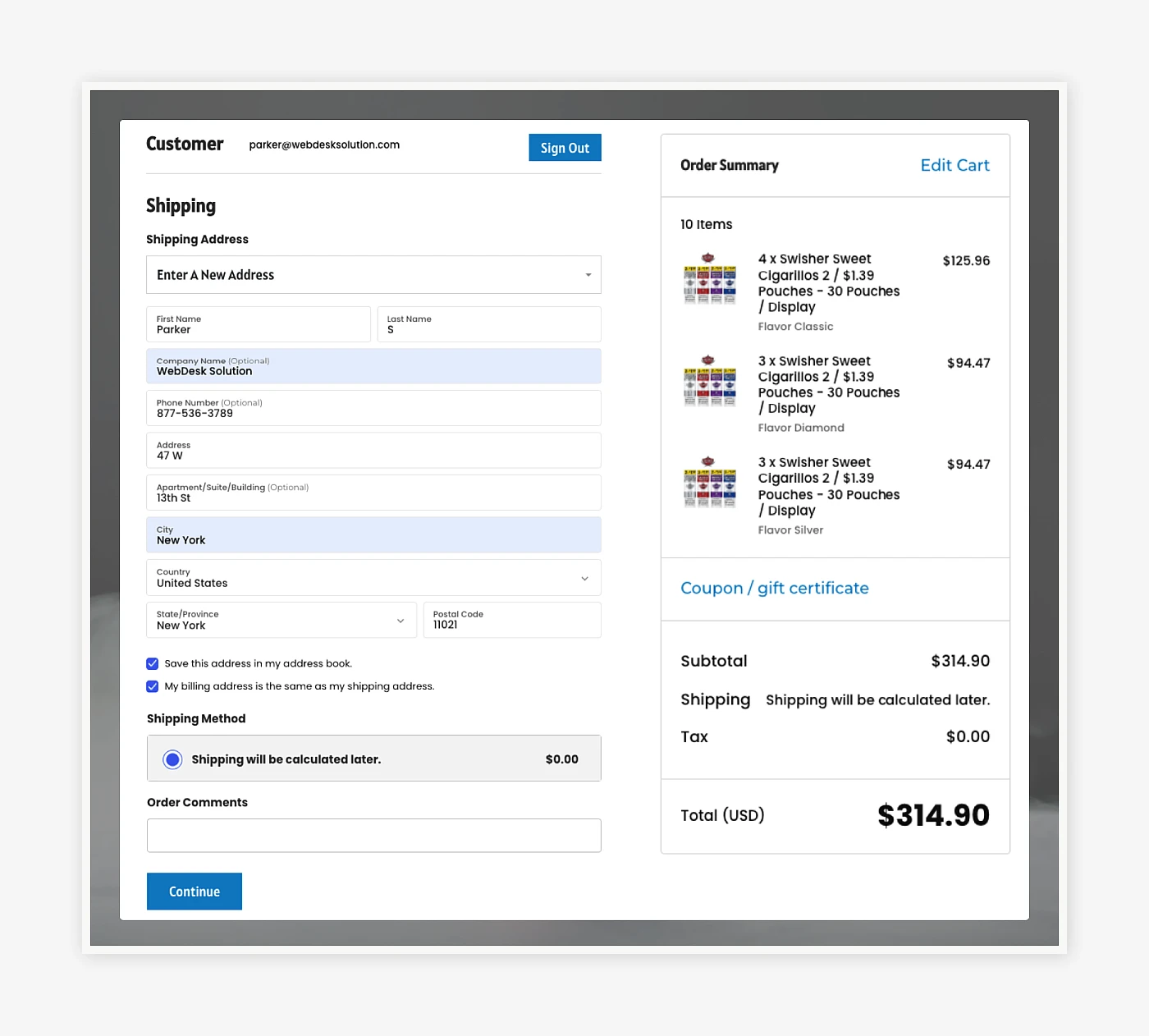 Custom B2B Operations Dashboard
