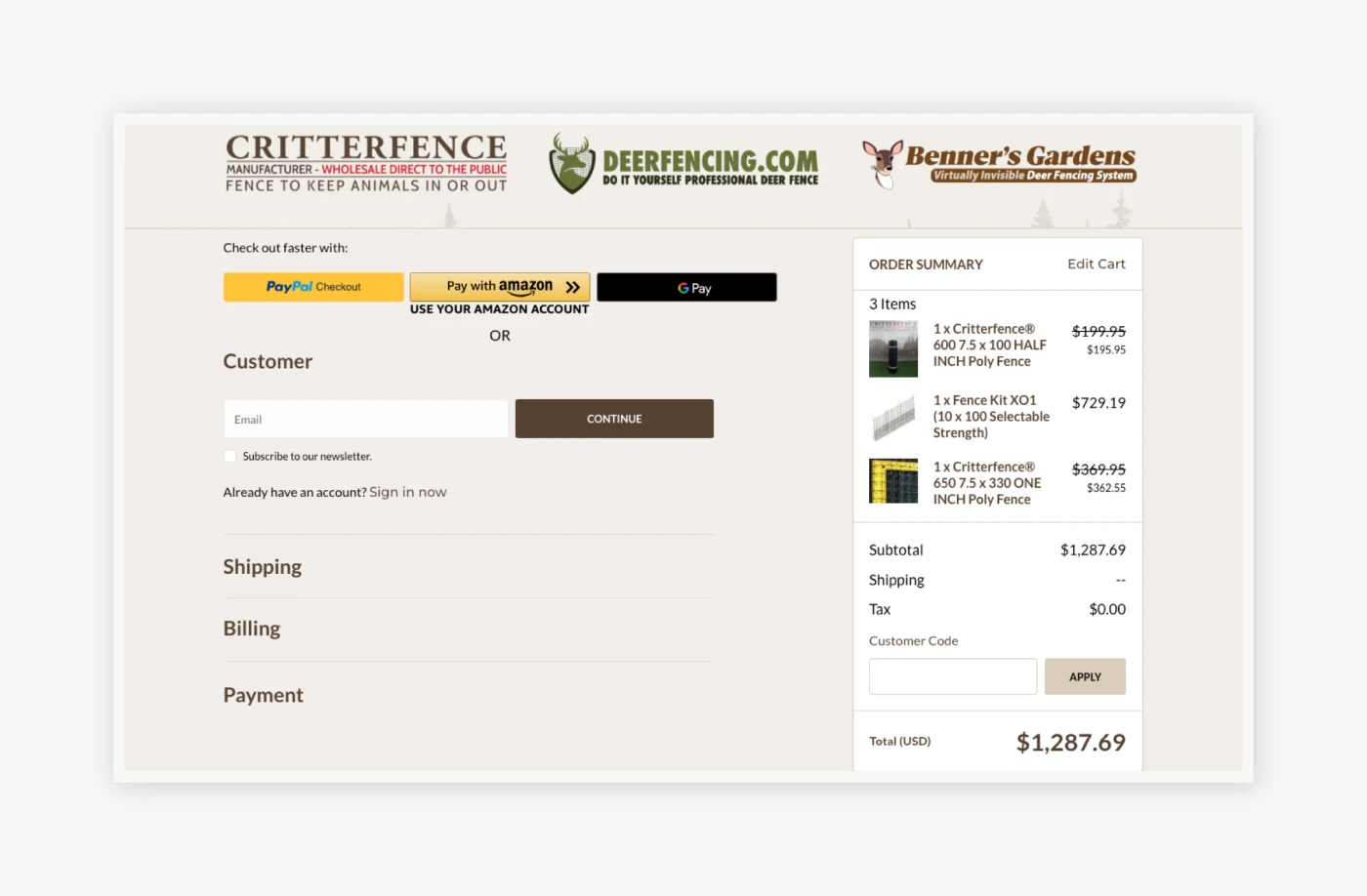 Centralized Global Checkout