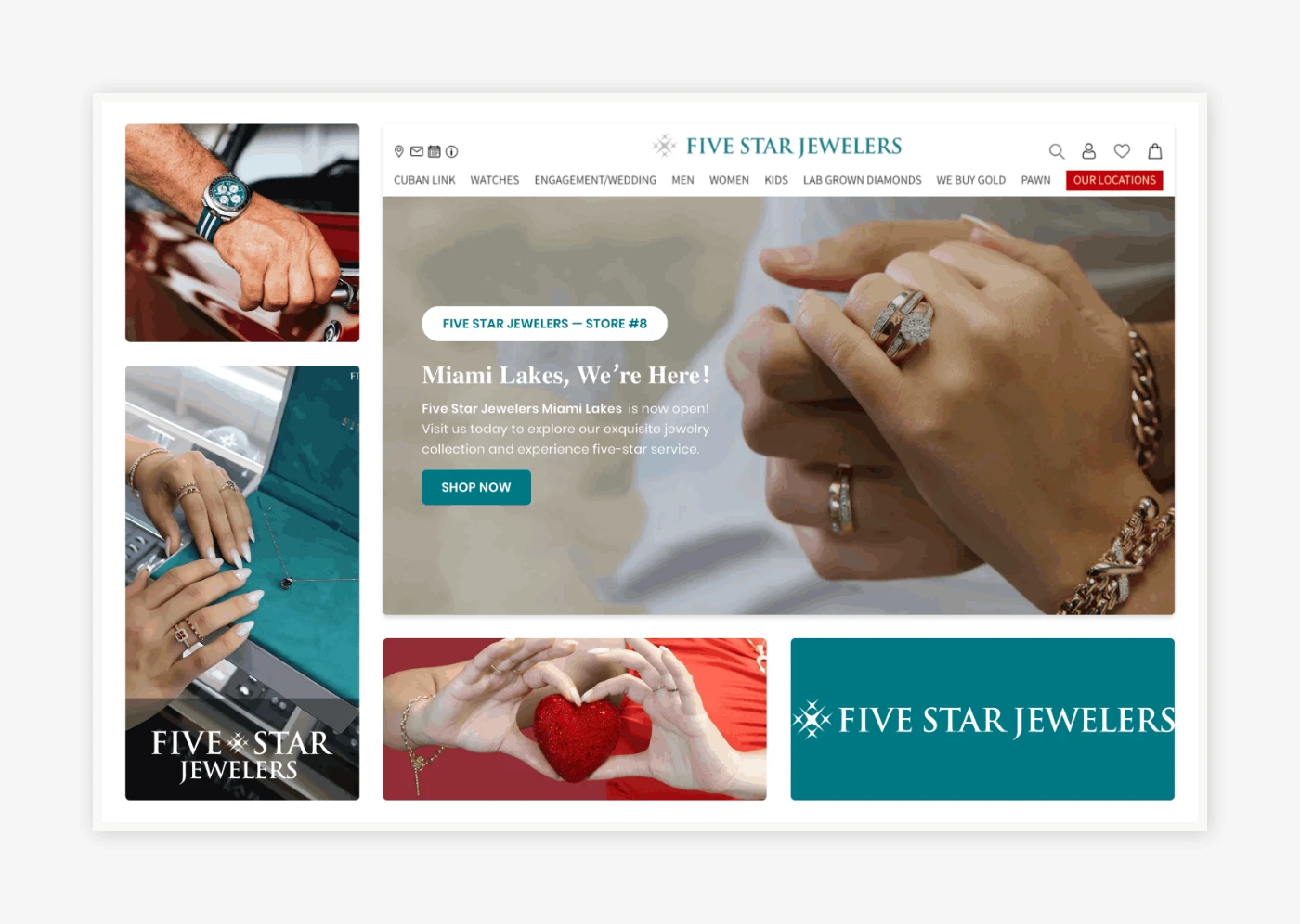 Five Star Jewelers Shopify Storefront
