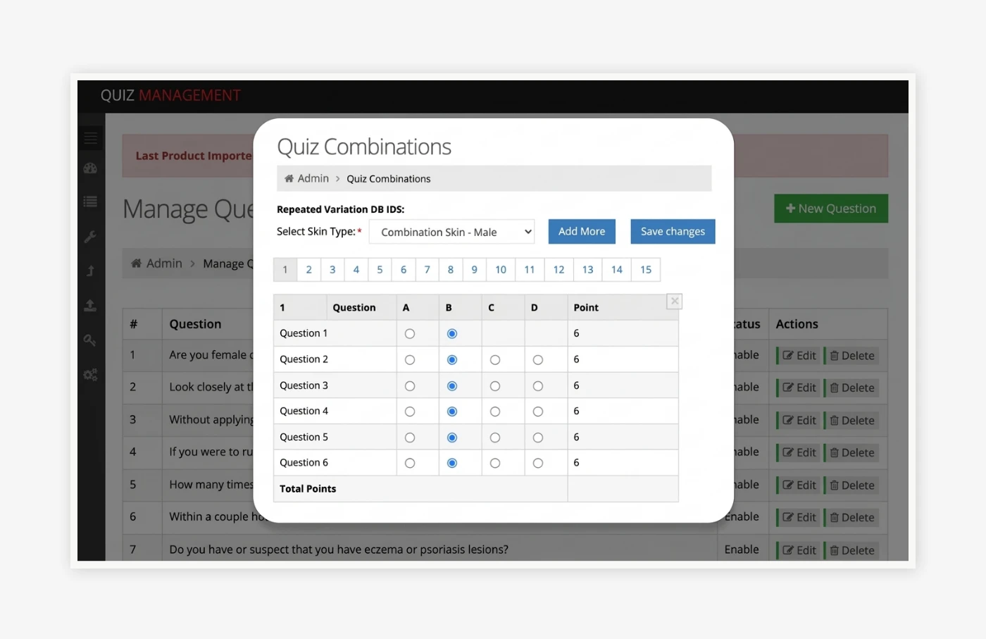 Building a Robust Backend Dashboard for Full Quiz Integration