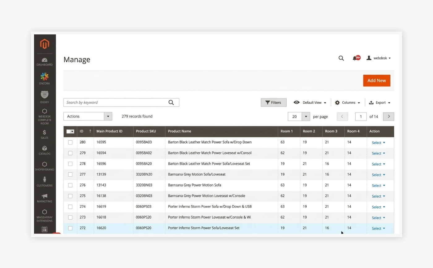 Custom Backend Product Grid - Cross-selling