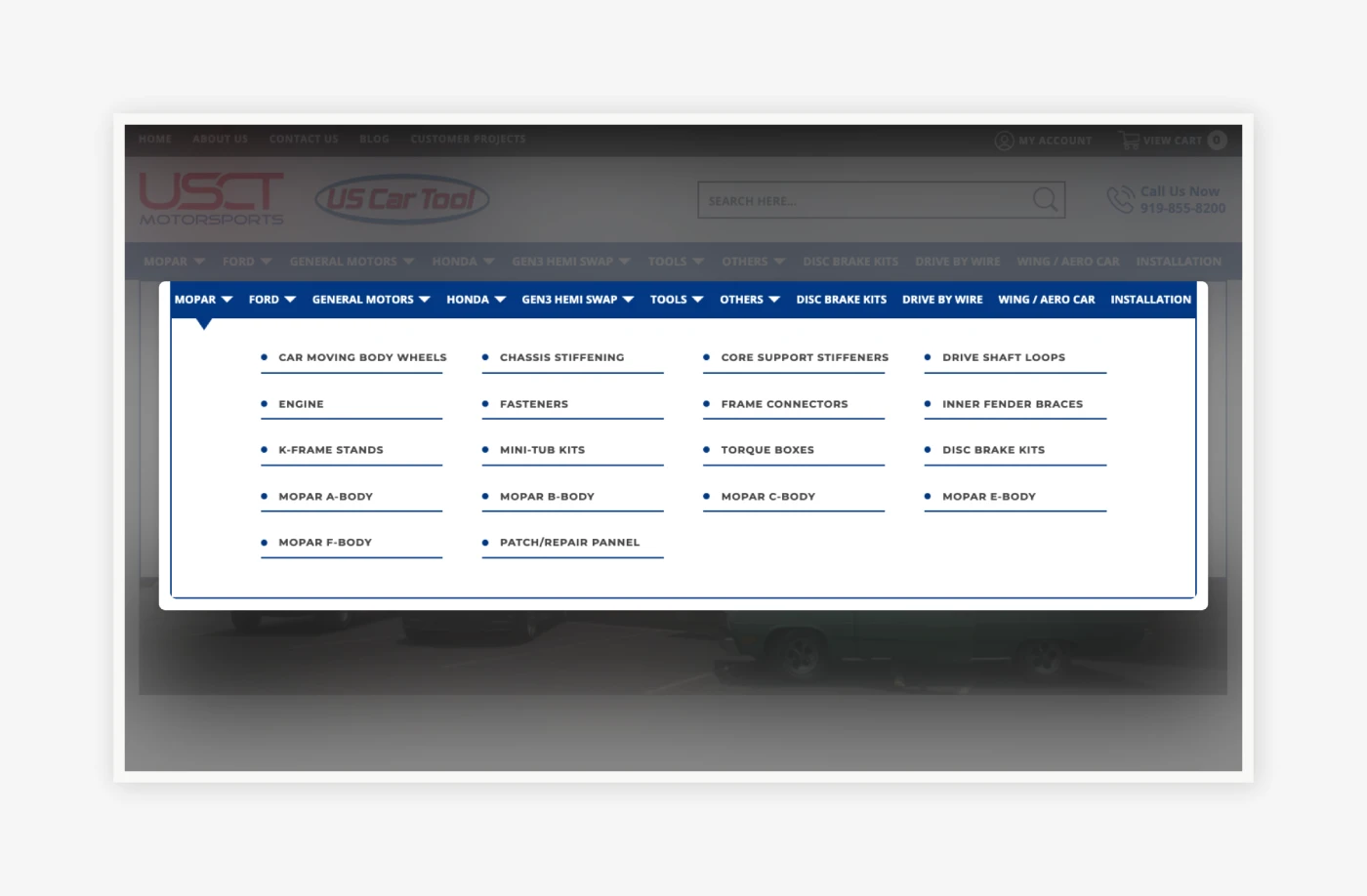 Structured Navigation Through Mega Menus and Intent-Led Pages