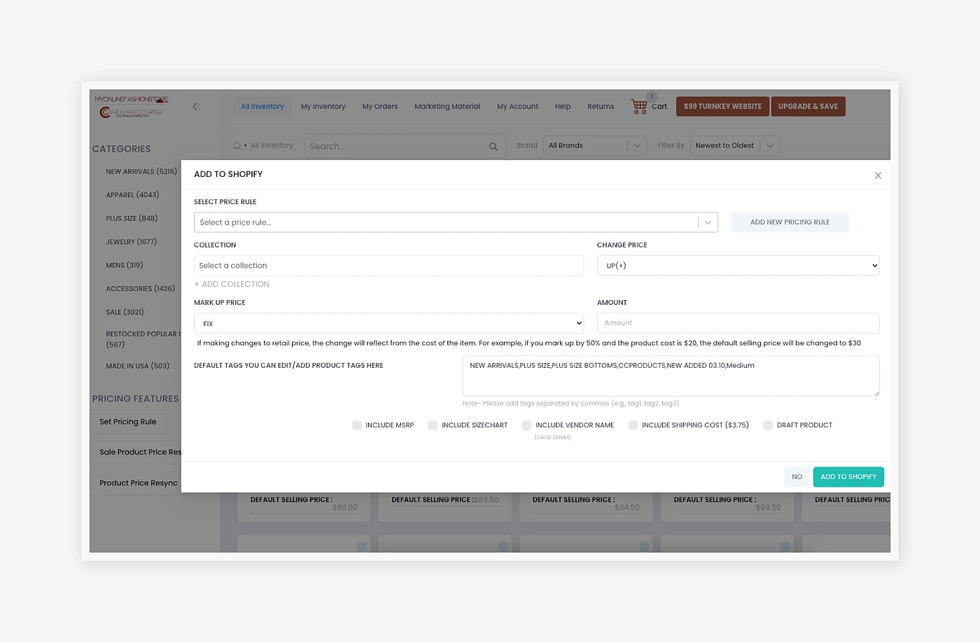 Intelligent Pricing & Markup Layer - slide 2