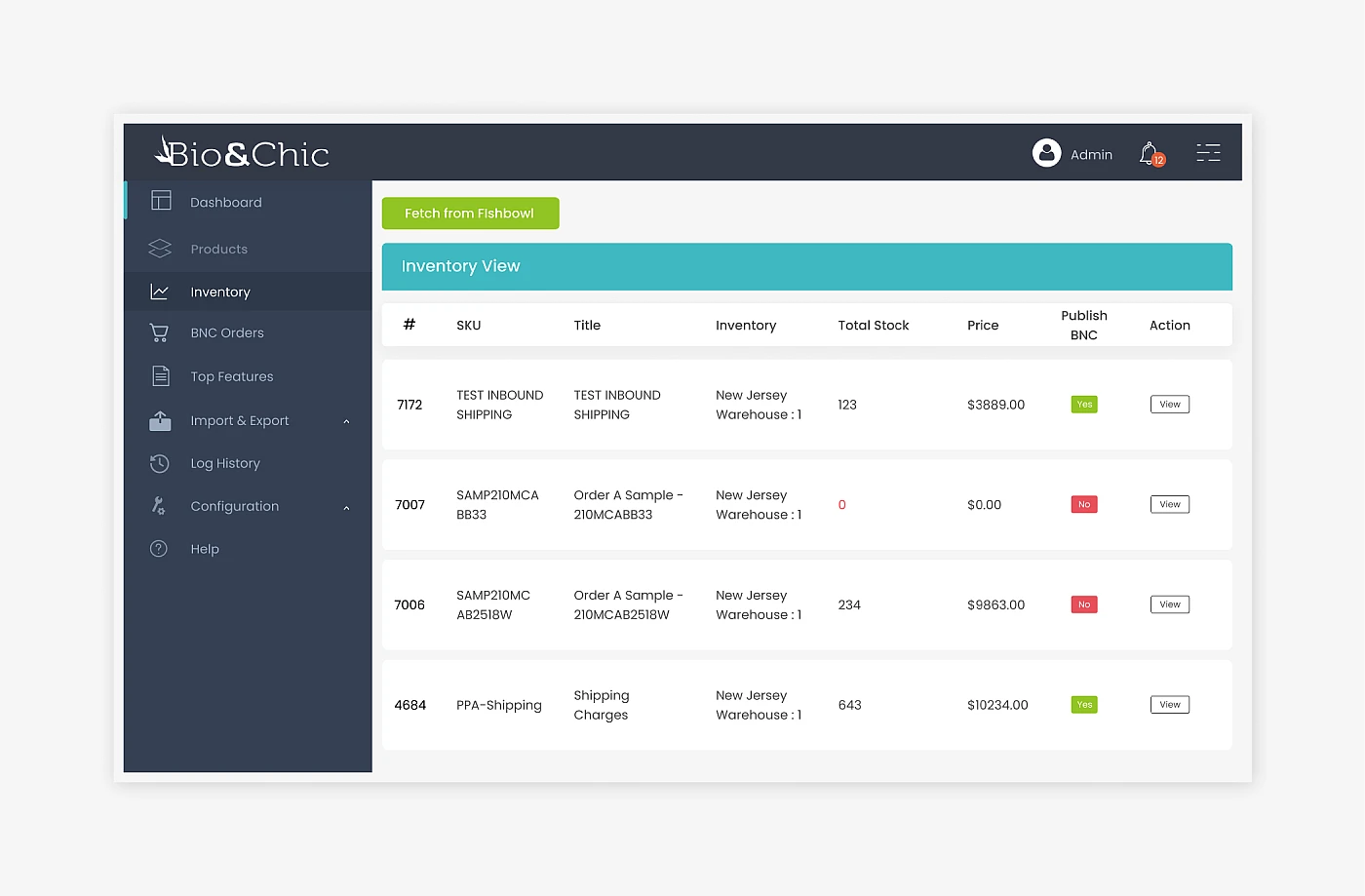 Multi-Warehouse Sync Module with Admin Controls