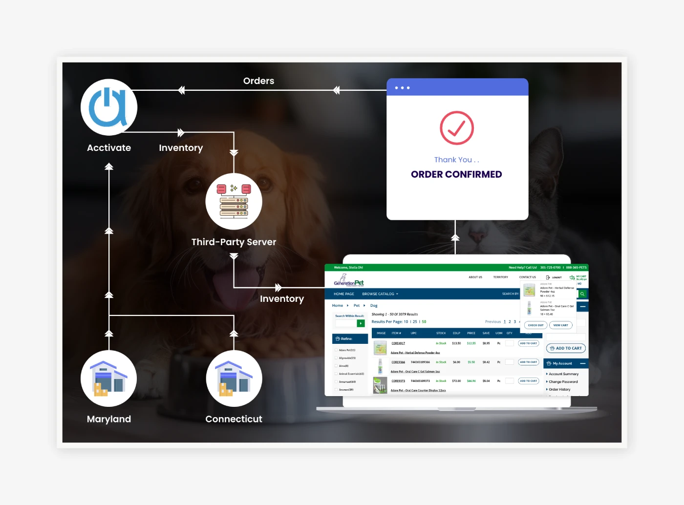 Deep ERP Integration with Real-Time Multi-Warehouse Synchronization