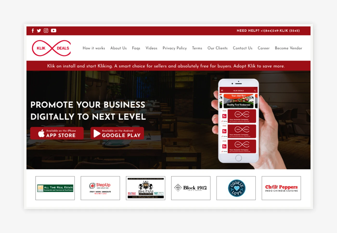 Klik Deals - Mobile App Local Deals