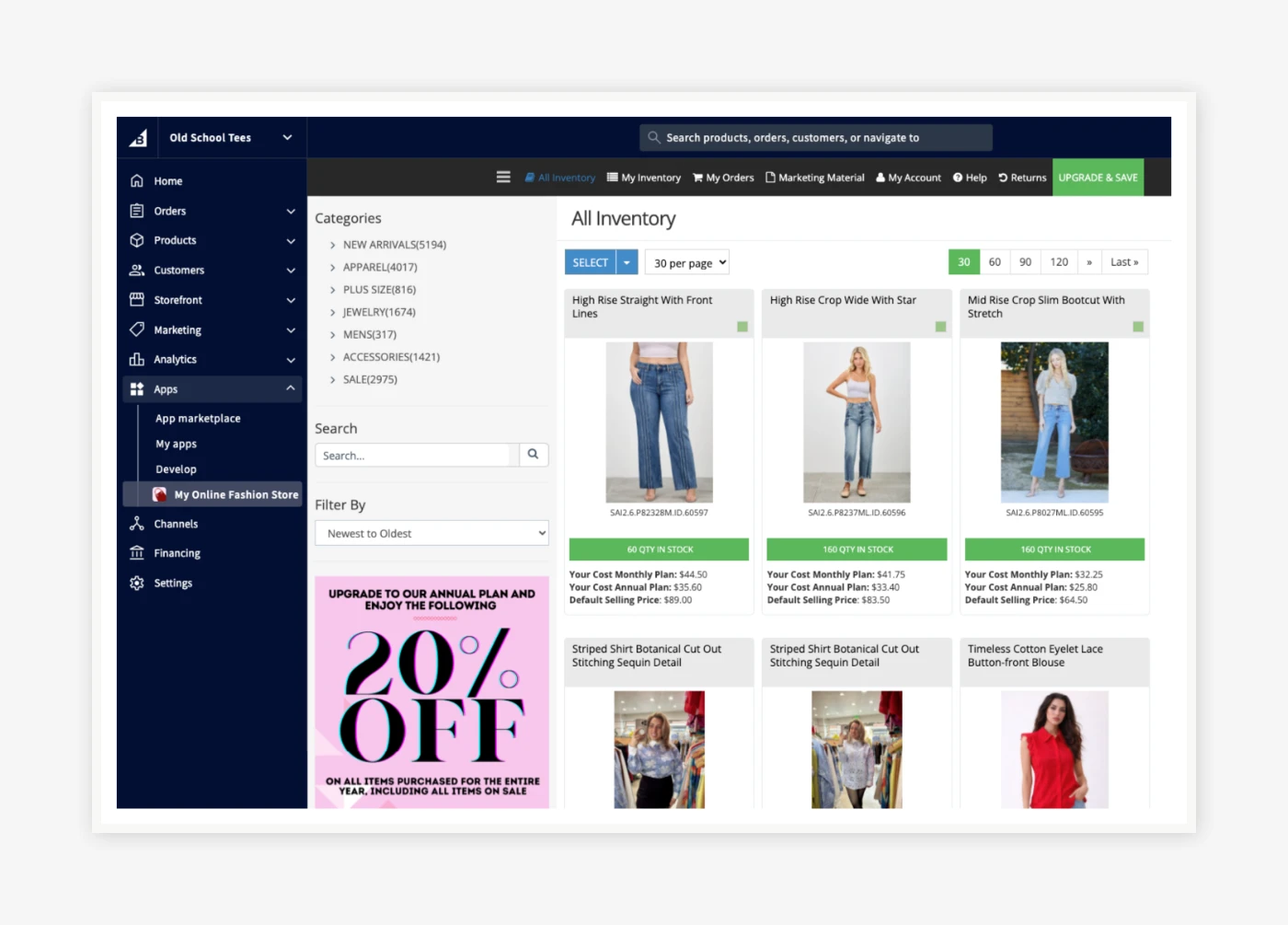 Edmond — BigCommerce Multi-Vendor Dropshipping App dashboard