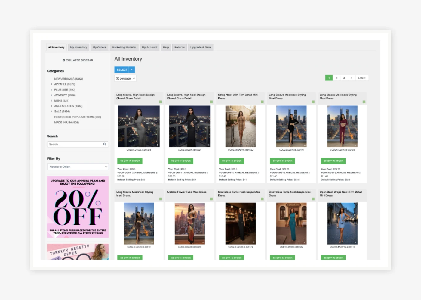 WooCommerce Dropshipping Plugin Dashboard