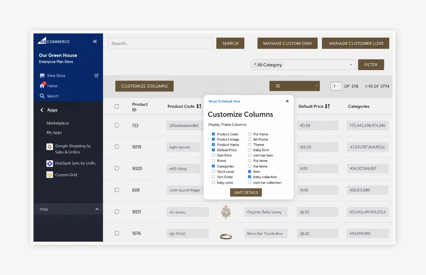 Bulk Edit Private App