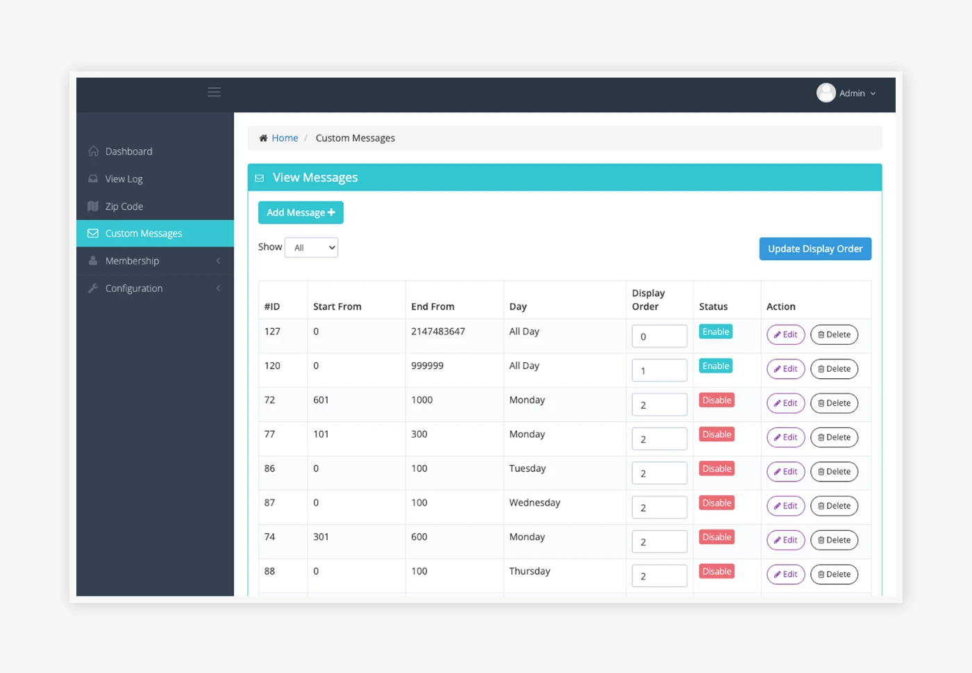 Custom faceted filtering app