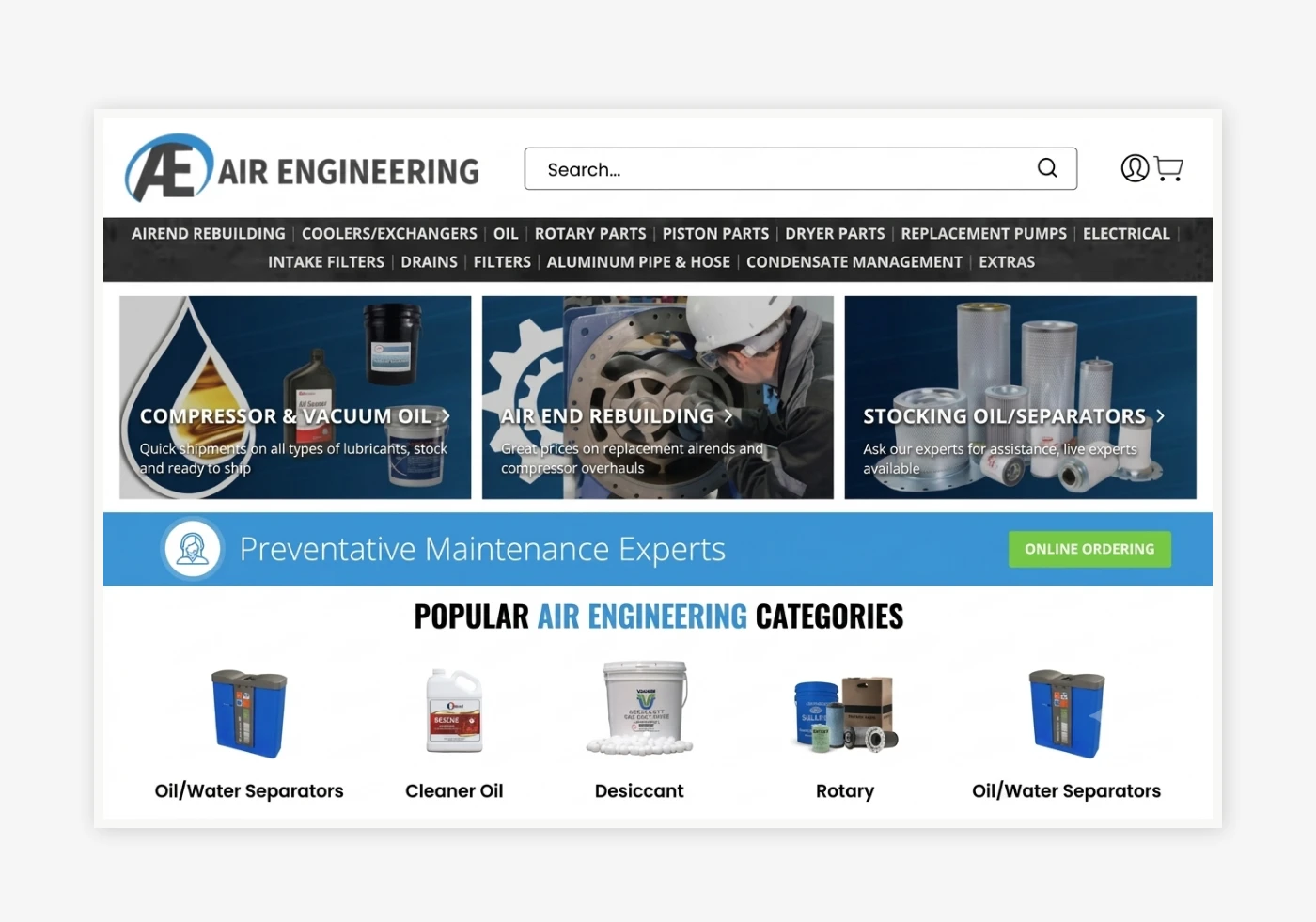 Air Engineering - Magento Storefront