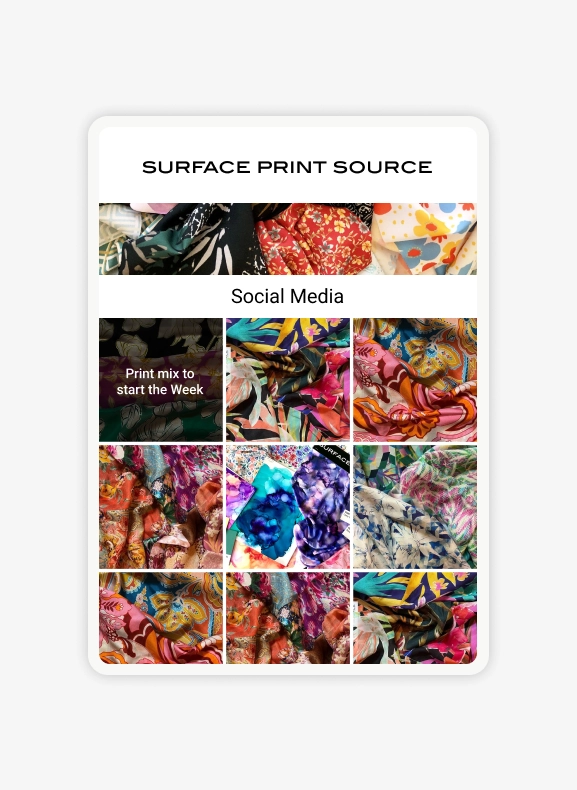Surface Print Source Surface Print Source
